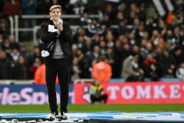 Anthony Gordon en el St James's Park de Newcastle el pasado 31 de enero.