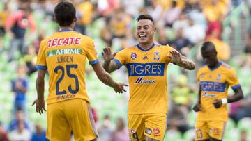 Tigres iguala con Santos Laguna gracias a gol de Edu Vargas