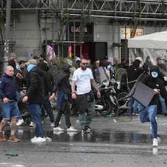 Batalla campal en las calles de Roma