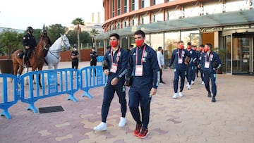 Los jugadores de la Selección