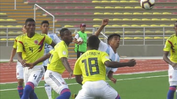 Seguí el Argentina vs Colombia, en vivo y en directo online, partido de fase grupal del Sudamericano Sub-17, hoy domingo 24 de marzo, a través de As.com.