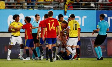 Las mejores imágenes del amistoso España vs Colombia
