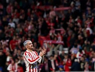 Griezmann, en el Atlético-Brujas.