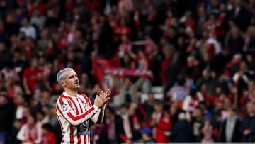 Griezmann, en el Atlético-Brujas.