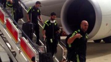 España llegó con susto: un rayo impactó en el avión al aterrizar