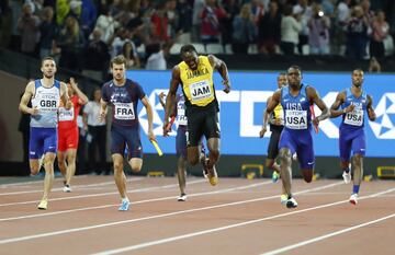 Lesión de Usain Bolt en el 4X100.