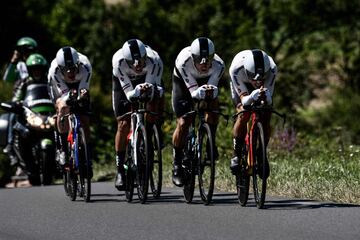 El equipo británico Team Sky.
