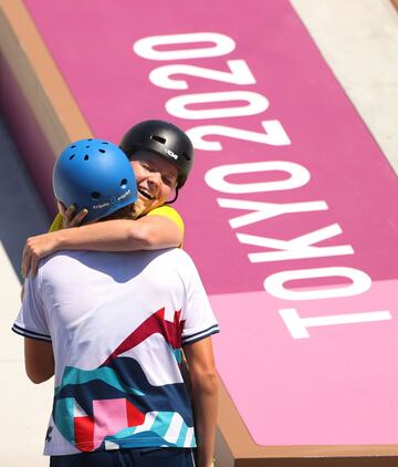 Bryce Wettstein (EEUU, 6?) y Poppy Olsen (Australia, 5?).
