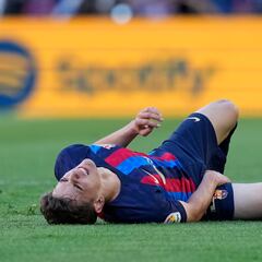Gavi injured against Osasuna: what is the injury? How long is he out for?
