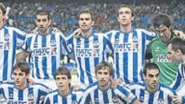 <b>LOS CINCO. </b>Desde la izda., Ansotegi, Mikel González (arriba: primero y cuarto), Gari, Aranburu y Rekarte (abajo: segundo, tercero y cuarto).