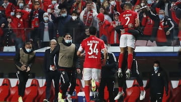 Celebraci&oacute;n del Benfica