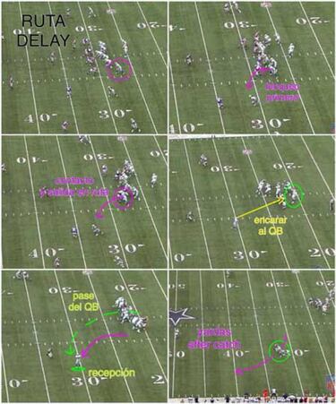 LECCIONES DE FOOTBALL: rutas de los tight ends