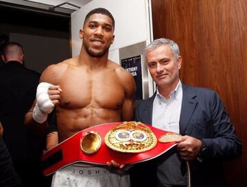 10 fotos inéditas de Anthony Joshua, figura mundial de boxeo