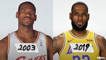 As¨ª han cambiado las estrellas de la NBA desde su a?o de rookie