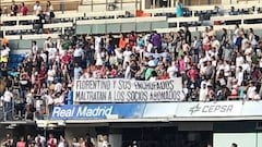Classic Match: el Madrid retiró una pancarta contra Florentino