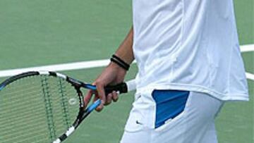 <b>SIN RESPUESTA.</b> Stepanek no dejó margen de reacción a Feliciano en ningún momento del partido.