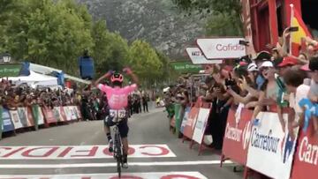 Sergio Higuita gana la 18va etapa de La Vuelta: su primera victoria en grandes vueltas