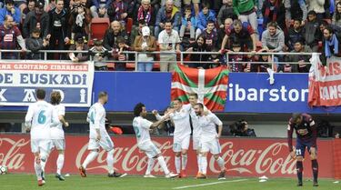 Eibar 1-2 Real Madrid LaLiga week 28: match report, goals
