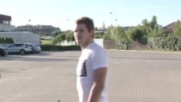 Íñigo: "La pena de venir es hacerlo por la lesión de Albiol"