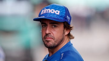 Fernando Alonso (Alpine). Interlagos, Brasil. F1 2022.