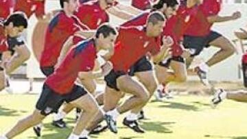 <b>ACELERA. </b>El Atlético quiere ponerse a tope ante los partidos que tiene en este mes de octubre.