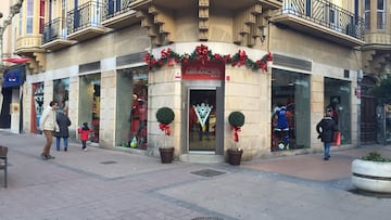 Imagen de la sede del Mirandés, situada en Calle La Estación.