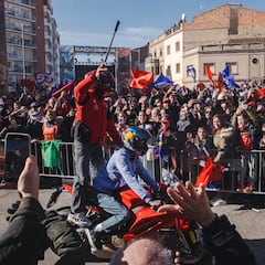 Fiesta “histórica” y “única” de los Márquez, que se retan para 2026