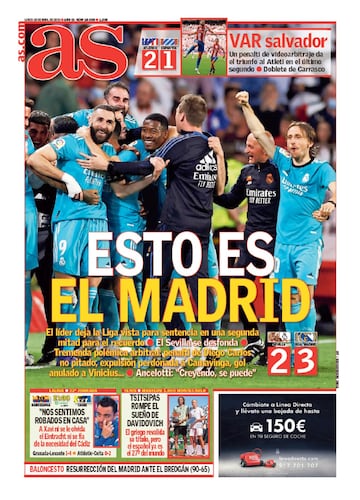 Las portadas de AS de abril