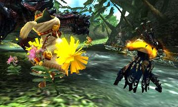 Captura de pantalla - Monster Hunter X (3DS)