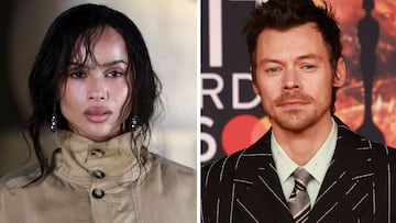 Zoe Kravitz y Harry Styles.