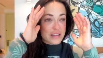 Rita Arnaus llorando.