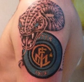 36 tatuajes de escudos de fútbol que te sorprenderán