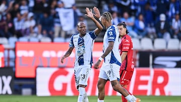 during the 3rd round match between Pachuca and Mazatlan FC as part of the Liga BBVA MX, Torneo Apertura 2025 at Hidalgo Stadium, on July 26, 2025 in Pachuca, Hidalgo, Mexico.
