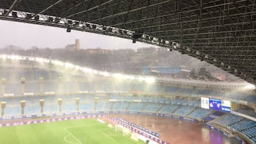 Game goes ahead at Anoeta despite torrential downpour