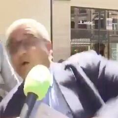 Ciclista ebrio atropella a alcalde belga en plena entrevista