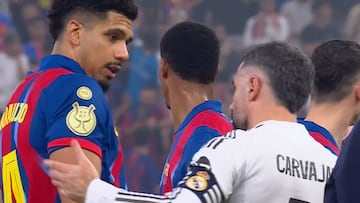 Movistar Plus+ captó lo que hizo Carvajal con Araújo: no tenía por qué y es muy honorable