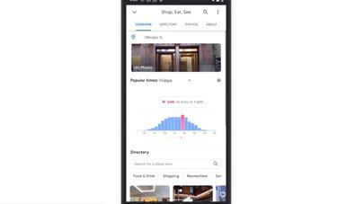 La novedad ideal de Google Maps para la Navidad: el aviso de zona concurrida de gente
