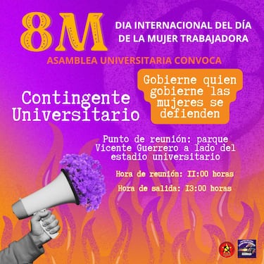 Marcha 8M Día de la Mujer: horario y recorridos en Cdmx, Edomex y Puebla