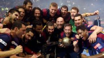 El Bar&ccedil;a, con la Champions.