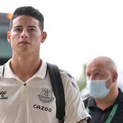 Everton, a la espera del 'sí' de James Rodríguez a Catar