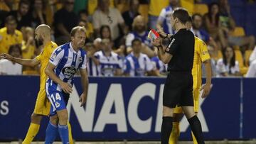 15/09/18  PARTIDO SEGUNDA DIVISION
 ALCORCON vs DEPORTIVO CORU&Ntilde;A
 KRHON DEHLI POCO ANTES DE VER LA ROJA.
 
 