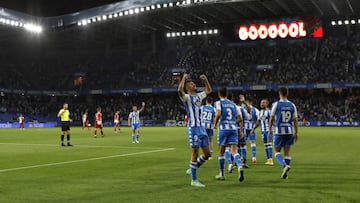 Partido Deportivo de La Coru&ntilde;a -  Celta de Vigo B. gol quiles