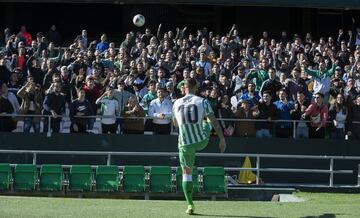 Durante la presentación como nuevo jugador del Betis, Jesé Rodriguez ha declarado    "Sin esta afición no podemos hacer grandes cosas, es un gran apoyo para el equipo sentir su calor". Es lo que hace a este club ser grande".                                          