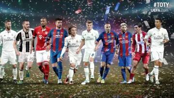 La evolución del mejor XI UEFA en los últimos 15 años