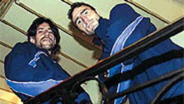 <B>CON GANAS DE TRIUNFO</B>. Torricelli y Toni desean seguir consiguiendo buenos resultados en el Espanyol. Por eso quieren tumbar al Barça.