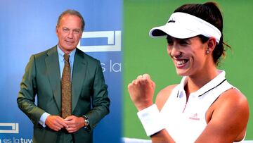 La cita de Garbi&ntilde;e Muguruza con Bert&iacute;n Osborne en Telecinco tras el Open USA