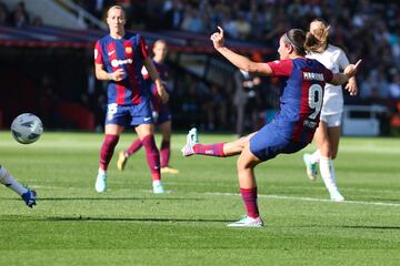 La delantera balear anotó el 3-0 justo antes del descanso.