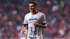     Eduardo Salvio of Pumas during the game Tijuana vs Pumas UNAM, corresponding to Round 01 of the Torneo Apertura 2023 of the Liga BBVA MX, at Caliente Stadium, on June 30, 2023.

<br><br>

 Eduardo Salvio de Pumas durante el partido Tijuana vs Pumas UNAM, correspondiente a la Jornada 01 del Torneo Apertura 2023 de la Liga BBVA MX , en el Estadio Caliente, el 30 de Junio de 2023.