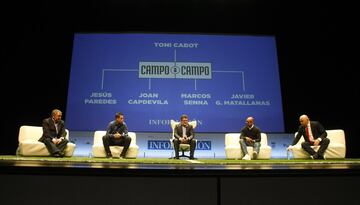 Jesús Paredes, Joan Capdevila, Toni Cabot, Marcos Senna y Javier Matallanas.