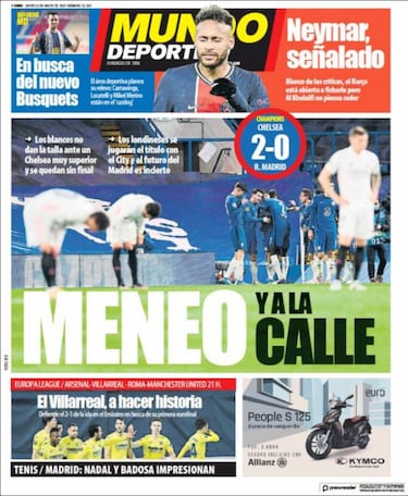 La prensa catalana se ceba con el Madrid: "A tomar ca?as"